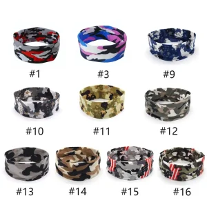 CamSolomon-Bande élastique en coton anti-transpirant pour homme et femme, idéale pour le yoga, la course et le sauna, à la mode