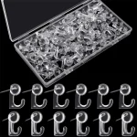 50pc punaise crochets têtes en plastique punaise décorative punaises crochet broches arrière pour liège conseil Bulletin