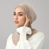 musulman ethnique instantané hijab diamants shwal femmes écharpe islamique turban arabe khimar mode plaine ramadan chapeaux amira niqab