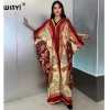 WINYI été caftan koweït femmes imprimer plage couvertures robe abaya dubaï luxe abaya femme musulmane dubaï mode robe de soirée