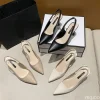 sandales à talons hauts pointus pour femmes, chaussures décontractées à bouche peu profonde, à la mode, élégantes, nouvelle collection été 2025 ﻿