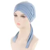 Écharpe de sauna pré nouée pour femme, hijab intérieur musulman, turban féminin, bonnet de chimio contre le cancer, couverture de perte de cheveux, vêtements de sauna, bandana commandé