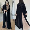 Dubaï Abaya femmes Robe Maxi musulmane Eid Djellaba turquie caftan Ramadan Islam vêtements Caftan Marocain Femme Robe Kimono Jalabiya