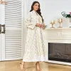 dubaï abayas paillettes brodées caftan marocain caftan femme musulmane robe de luxe robes de soirée turques gland turc abayas