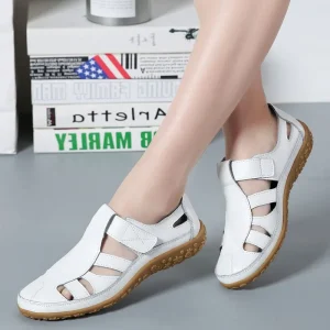 Sandales décontractées pour femmes, chaussures de plage souples pour dames, chaussures de marche confortables, baskets classiques à la mode, chaussures respirantes, été, nouveau