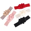 ceintures élastiques élégantes à grand nœud pour femmes, large ceinture latérale, robe en jean, pantalon, décoration simple, cadeau, nouvelle collection
