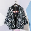 vêtements asiatiques traditionnels pour homme et femme, kimono inari fox, cardigan haori entremi parfait pour un look d'inspiration japonaise