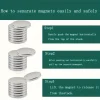 aimants ronds solides 15x2mm, 10 pièces, pour réfrigérateur, bricolage, construction, scientifique, artisanat, éducation