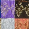 coton africain musulman dubaï floral diamant hijab foulards coloré dentelle ethnique châle doux broderie éthique pour l'été