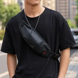 Sac banane réglable pour hommes, sac de taille Durable et léger, sac de poitrine à la mode, sac à bandoulière de voyage