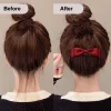 pince à cheveux de style princesse pour femmes et filles, épingles à cheveux à frange douce, coiffure à l'arrière, nœud mignon, accessoires pour cheveux