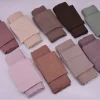 nouveau hijab modal avec sous capuchon modal, ensemble hijabs pour femmes, écharpe basique, pull extensible, foulard fin et respirant