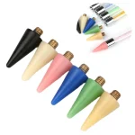 Tête de stylo d&rsquo;avertissement en biscuits pour Nail Art, pointe de remplacement, crayon, gemme, outil PUNICEF