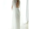 cape de mariée cape de mariage voile long voile moderne drapé cape de mariée couvrir
