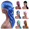 Turban de chimio pré-noué réglable pour hommes et femmes, bonnet de sauna, hijab, bandana, Durag 7.5