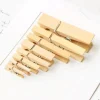 50pcs bricolage mini clips en bois artisanat fait à la main décoratif photo clips pince à linge artisanat décoration piquets maison bureau bricolage jouet