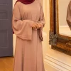 abayas musulmanes pour femmes, kaftan classique noir vert, robes hijab, vêtements islamiques, robe modeste, robe de prière eid