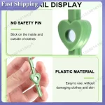 -ABDH 30 paires d&rsquo;aimants de boutonnière florale broches de Corsage aimant pour boutonnières de mariée de mariage faites à la main épingles de fleur de Corsage