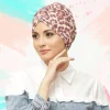 musulman instantané turban abaya hijab sous capuchon abayas hijabs casquette pour femme jersey robe islamique femmes turbans froissé tête enveloppement cicatrice