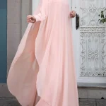 ZANZEA-Robe Abaya en Mousseline de Soie pour Femme, Robes Musulmanes Eid Mubarek, Hijab à Manches sulf, Vêtements Isamiques Éducatifs à la Mode