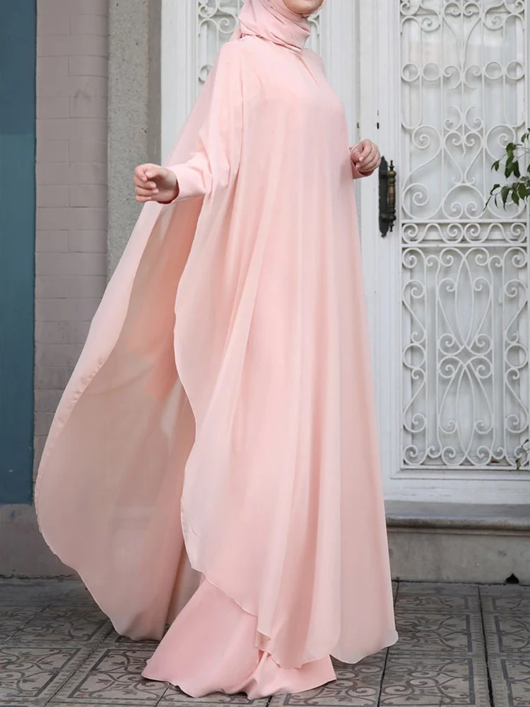 ZANZEA-Robe Abaya en Mousseline de Soie pour Femme, Robes Musulmanes Eid Mubarek, Hijab à Manches sulf, Vêtements Isamiques Éducatifs à la Mode ZANZEA-Robe Abaya en Mousseline de Soie pour Femme, Robes Musulmanes Eid Mubarek, Hijab à Manches sulf, Vêtements Isamiques Éducatifs à la Mode