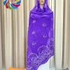 Écharpe africaine en mousseline de soie pour femmes musulmanes, broderie de diamants, inde, turquie abaya, écharpe de sauna de prière, grand châle, hijab, cicatrice de dubaï