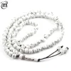 Bracelet de perles avec pendentif pompon, collier de yoga, 99 bijoux, prière musulmane, méditation, 8mm