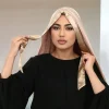 Écharpe hijab instantanée en jersey modal pour femmes, sangle en satin, châle extensible, bandeau musulman uni, longues enveloppes à la mode, turban islamique