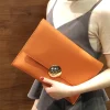 Pochette en cuir PU pour femme, design de marque, sac à main femme, enveloppe élégante, initié