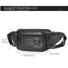 sac de taille pour hommes, sacs de taille en cuir véritable de mouton, sac banane pour hommes/femmes, ceinture en cuir de vache, sacs de ceinture pour hommes