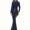 robe maxi rose vintage à paillettes pour femme, robes de soirée de mariage Élégantes et luxueuses, robes de bal à manches sulf, robe Éducative, sexy, Été