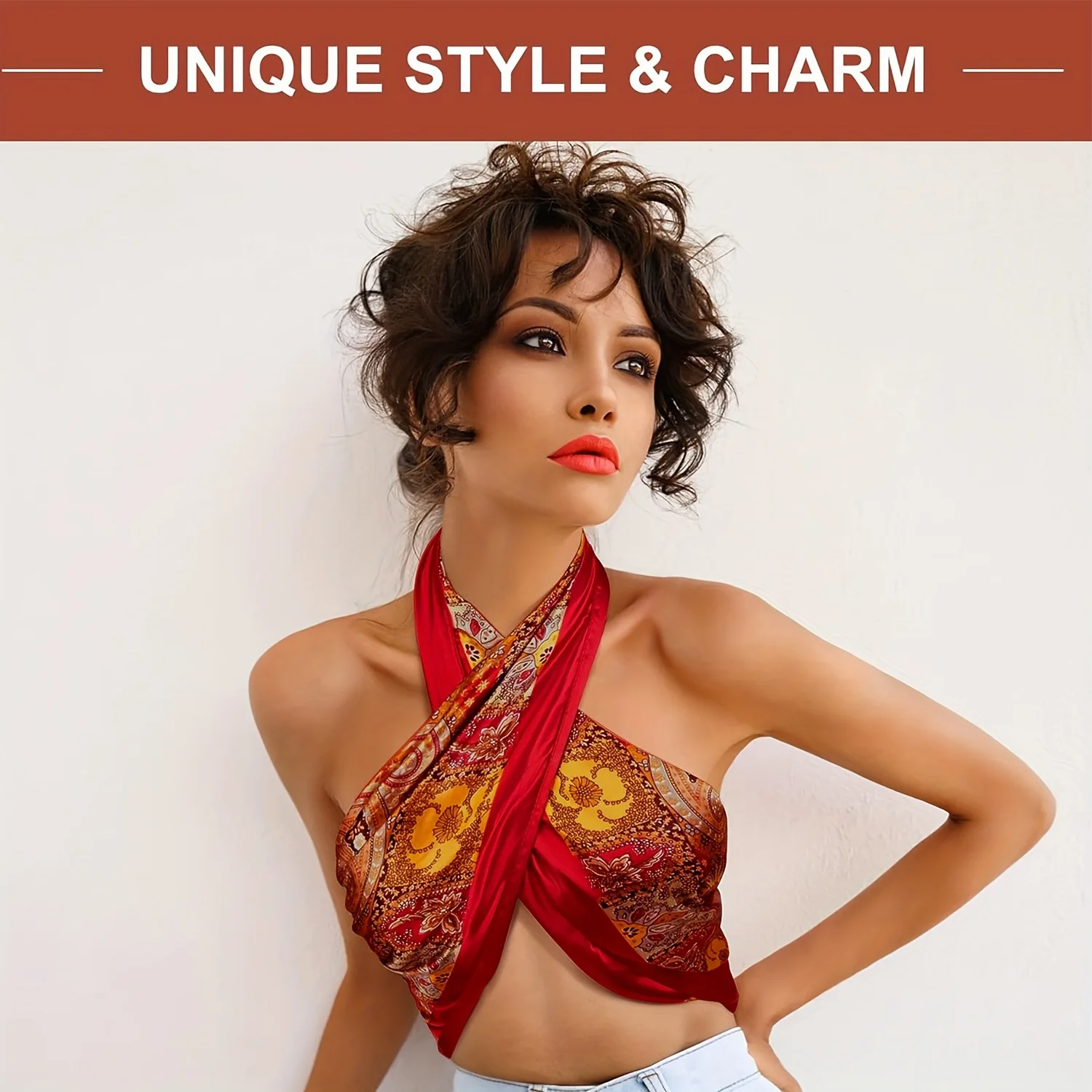 foulard carré en satin pour femmes musulmanes, hijab élégant, imprimé 2025, foulard en soie, châle, bandeau, poignée, accessoires pour cheveux, bandana