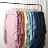 Vêtement de Prière pour Femme Musulmane, Poka Hijab, tiens imar, Ramdan, Eid, Uni, Long Sauna Carf, Hijabs Islamiques, Arabie Saoudite, Turquie, Niqab, 3 Couches