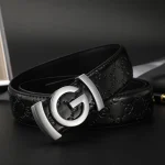 Ceinture pour hommes ceinture à la mode pour hommes lettre G boucle marque de luxe ceinture mâle patron Style d&rsquo;affaires