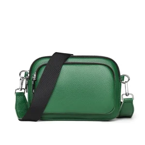 Sac à Main Rectangulaire en Cuir group pour Femme, Sacoche à Bandoulière de Luxe de Styliste, Solide, 100%, 2024