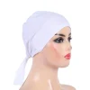 hijab intérieur pour femmes musulmanes, 2 pièces, centre commercial du moyen orient, bonnet à cravate, chapeau, foulard en coton, bonnet avec cordon de serrage