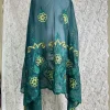 Écharpes et châles en dentelle à motifs floraux ethniques, hijab africain en coton pour musulmans, écharpe en jersey froissé colorée, 2m x 1m, bon marché, vente en gros