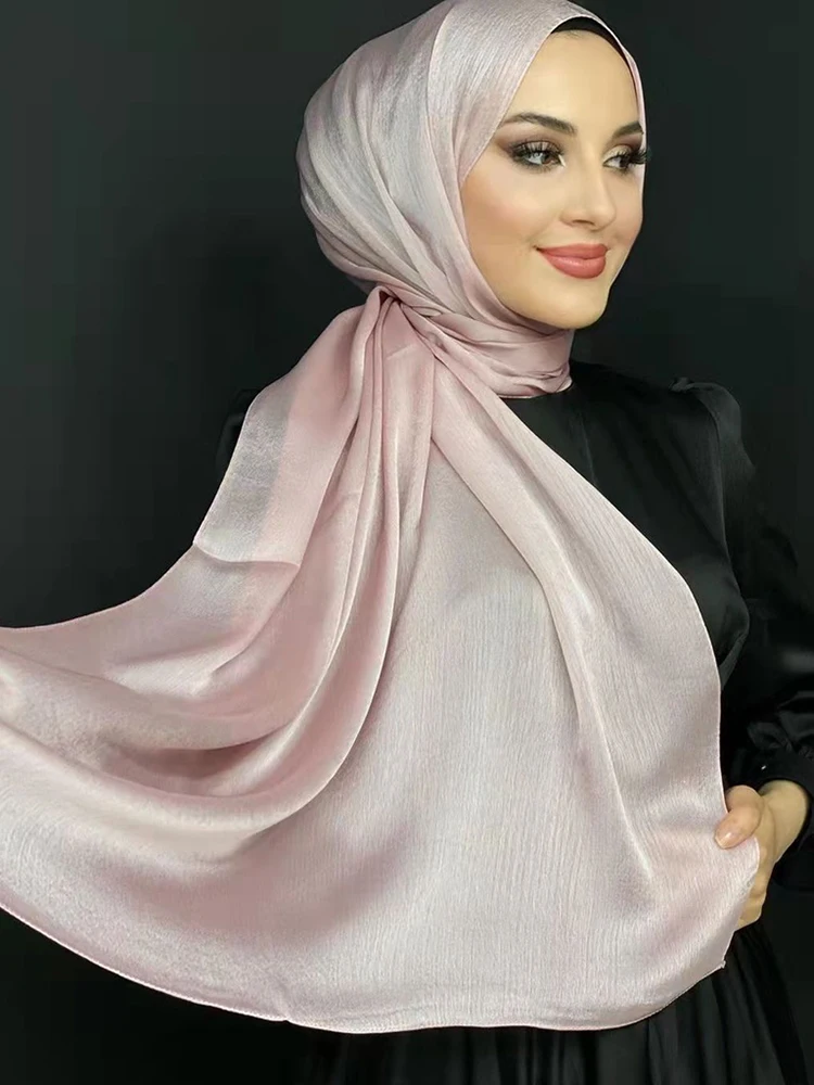 hijab femme musulman ramadan abaya femme islam foulard musulmane pour femme bonnet soie de medin abaya – foulard musulman pour femmes, châle, hijab de ramadan en satin de soie, robe turban, sous casquette instantanée