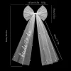 voile à nœud pour future mariée, enterrement de vie de jeune fille, événements de mariage, design avec nœud en tulle, accessoire romantique élégant et mémorable