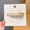 broches tendance en strass pour femmes, 4 pièces, grandes épingles de sûreté, épingle à la mode pour bricolage, jupes artisanales, vêtements, accessoires de bijoux