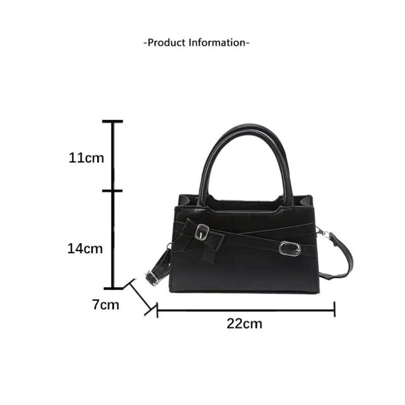 sac à bandoulière de grande capacité pour femmes, design à nœud simple, couleur unie, fourre tout vintage, sac à bandoulière élégant pour les déplacements