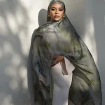 Nouveau Style malaisien plaine froissé Satin mousseline de soie Hijabs pour les femmes en Satin dubaï koweïtien ruban de Satin Ombre Vela aquarelle Hijab