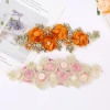 appliques de tissu à coudre de fleurs 3d en strass pour vêtements, bandeaux de fleurs, artisanat, décoration de fête, appliques de couture