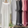 eid plaine modeste khimar abaya dubaï 2025 musulman islam arabe palestine abayas pour femmes caftan robe caftan robe femme musulmane