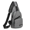 sac de poitrine pour hommes, sac à bandoulière asymétrique, grande capacité, sports de plein air, loisirs, mode, petit sac à bandoulière, sac à dos pour hommes