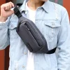 hommes taille pack ceinture poitrine sacs pochette épaule sac à bandoulière multi poches mode nylon mâle hanche bum fanny pack sacs