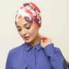 musulman instantané turban abaya hijab sous capuchon abayas hijabs casquette pour femme jersey robe islamique femmes turbans froissé tête enveloppement cicatrice