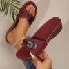 Sandales femme mode sandales à talons pour chaussures d&rsquo;été femmes pantoufles chaussures d&rsquo;été femme bloc talons Sandalias De Mujer