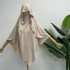 cape khimar avec bretelles niqab jazz crêpe triangle islamique femmes musulmanes en gros ramadan cravate dos prière hijab