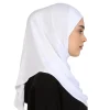 foulard hijab nikmusulman pour femme, en coton doux, chanvre, turban, couverture du cou, base instantanée, chapeau, sous casquette, Écharpe de sauna